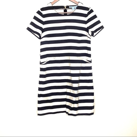 Draper James | stripe print shift mini dress - Picture 2 of 9